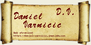 Daniel Varničić vizit kartica